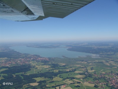 Foto Ammersee Fnfseenland aus der Luft