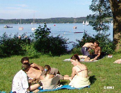 Foto: Sommer in Utting am Ammersee