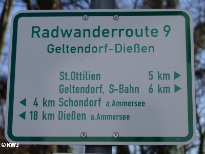Radwander-Route 9 Geltendorf-Dieen