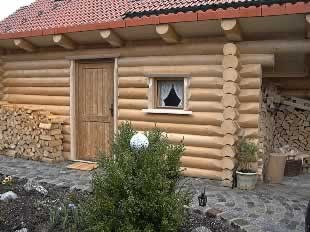 selber bauen: Holz Blockhaus