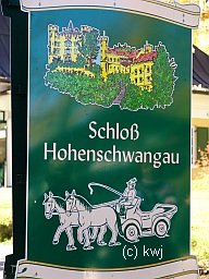 Parkplatz Foto Schloss Hohenschwangau