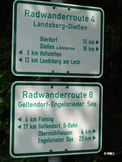 Radwander-Routen Ammersee Lech