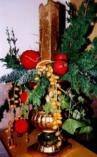 Gestecke, Adventskrnze und weihnachtliche Deko