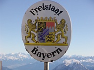 Freistaat Bayern: die Zugspitze